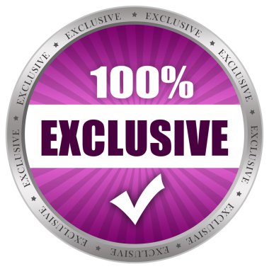 Exclusive icon clipart