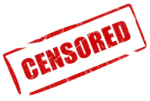 검열 — 스톡 사진