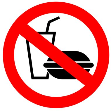 No fast food clipart