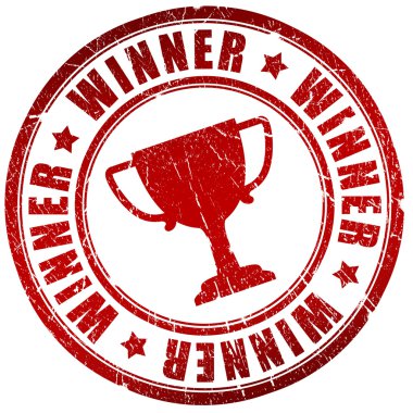 Winner stamp clipart