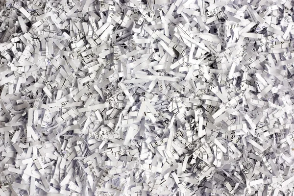 Shredded papers — Stock Photo, Image