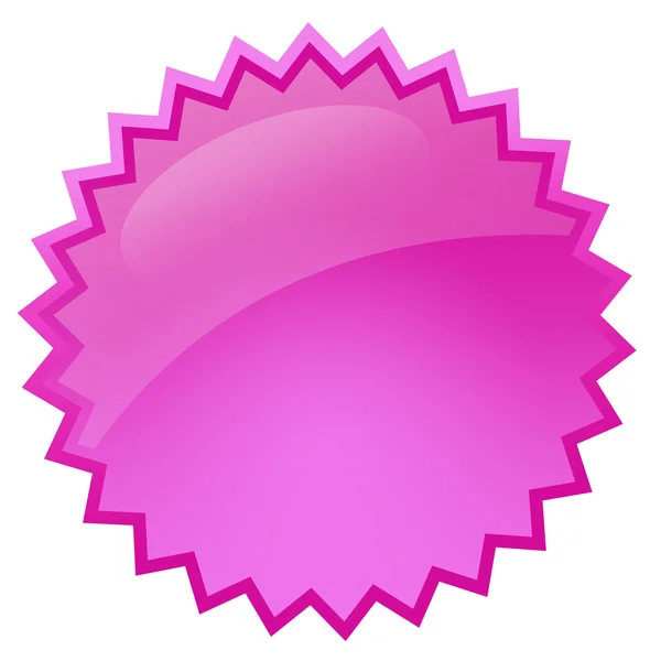 Estrela de respingo rosa — Fotografia de Stock