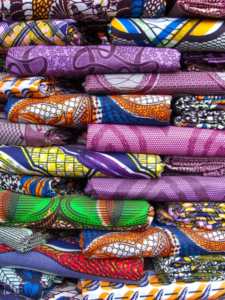 Stapel van materiaal in west-Afrika — Stockfoto