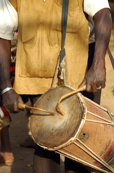 Африканський барабанщик 3 — стокове фото