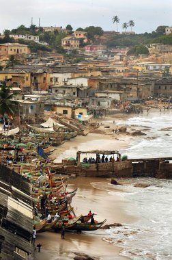 cape coast suların çekildiği kıyı, dikey