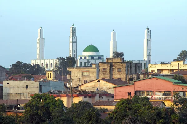 Крупный план мечети Лабе — стоковое фото