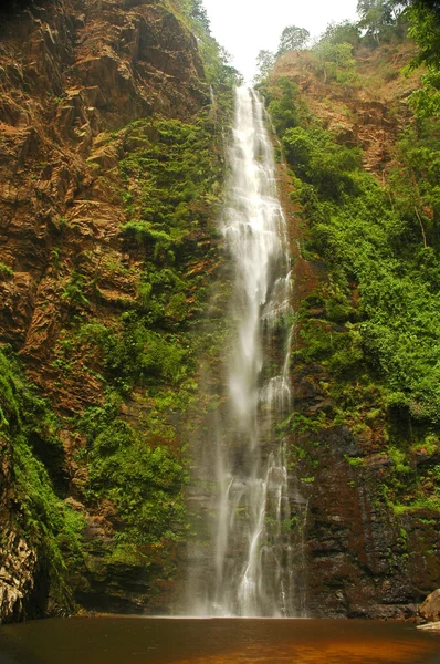 Wli Falls en Ghana Fotos de stock libres de derechos