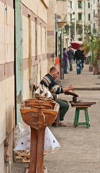 Mısır usta gemi modeli yapma