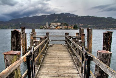 Rıhtıma san giulio Adası