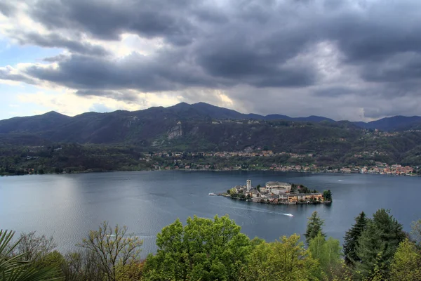 stock image San Giulio isle