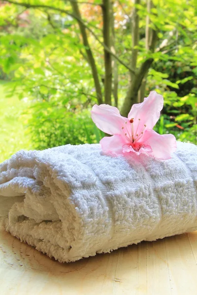 Курортное полотенце — стоковое фото