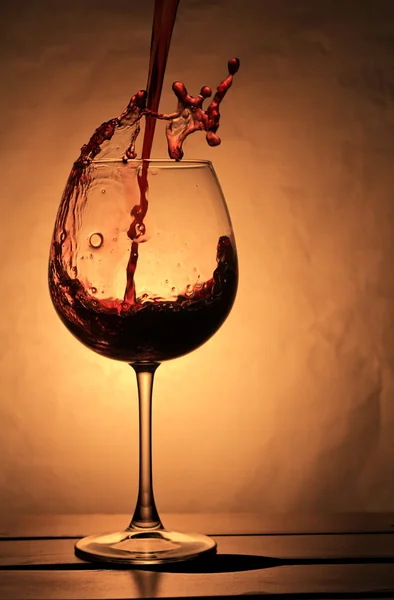 Elegantes Weinglas — Stockfoto