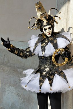 The joker . Venice Carnival 2012 clipart