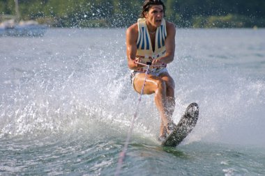 Water ski clipart