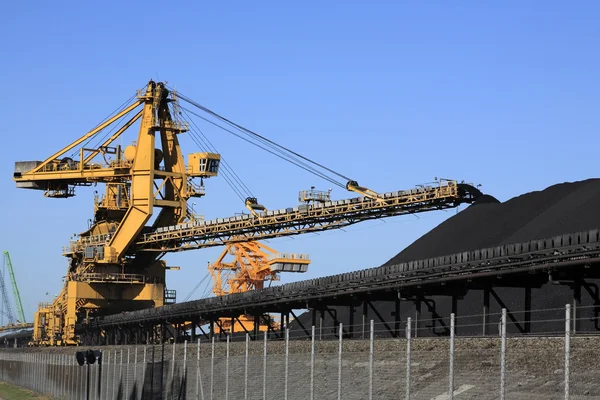 Coal Conveyor Belt — Stock Photo, Image