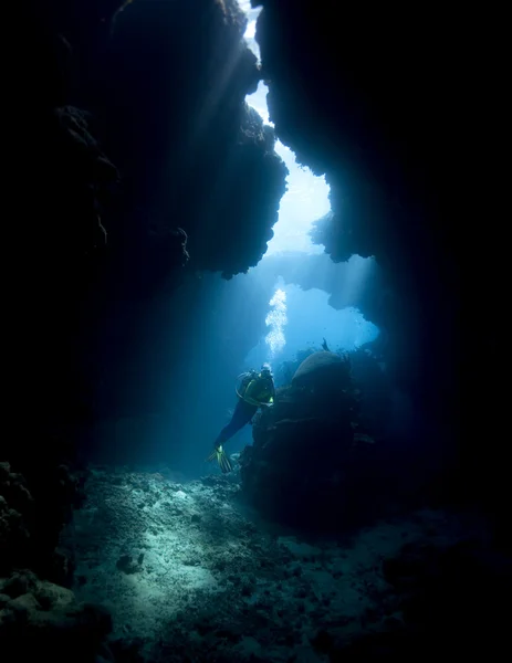 Mergulhador de mergulho — Fotografia de Stock