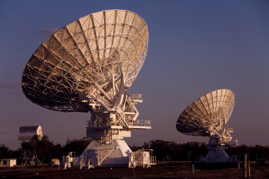 Two Compact Array Telescopes clipart