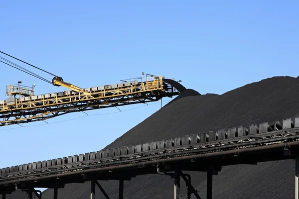 Uhlí dopravník — Stock fotografie