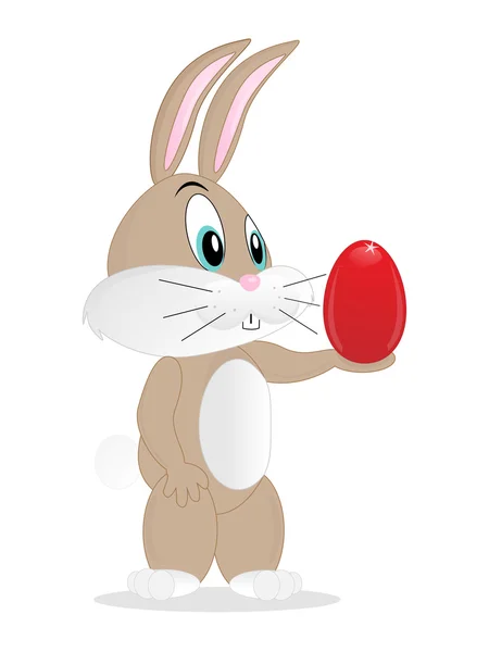 Paskalya yumurtalı şirin tavşan.