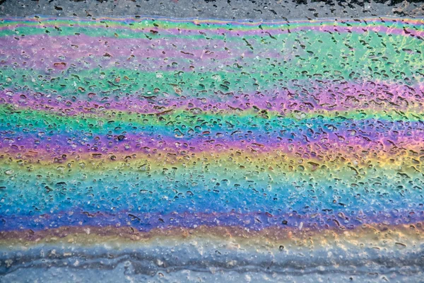 stock image Oil on wet asphalt