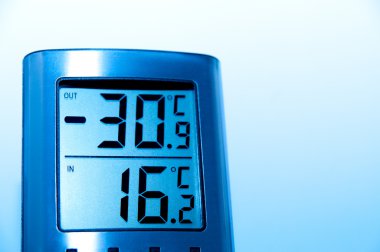 Digital thermometer clipart