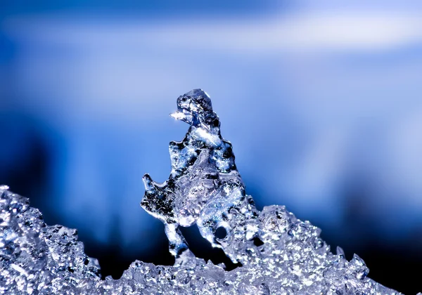 Sculpture sur glace naturelle — Photo