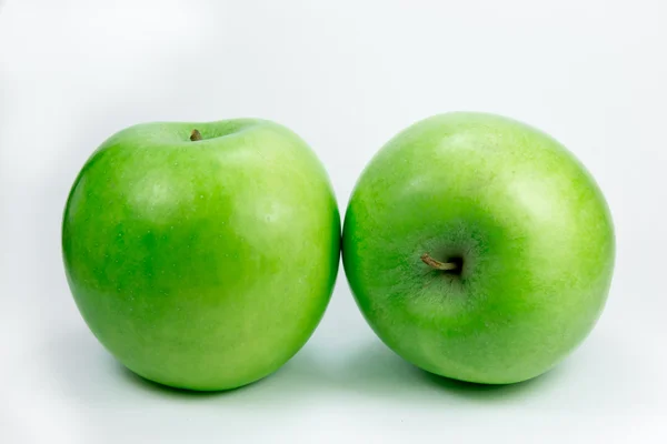 Two granny smith apples — Stock Photo, Image