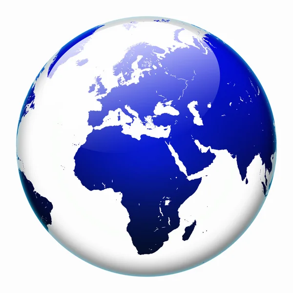 Globe, Europe and Africa — Stock Photo, Image