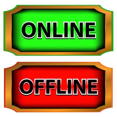 Online ve offline simgesi