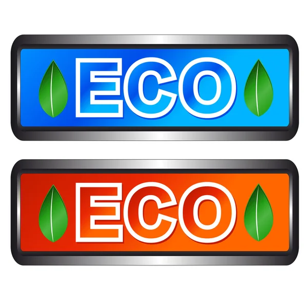 Simboli Eco — Vettoriale Stock