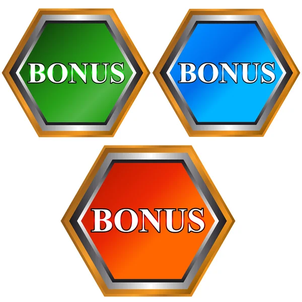 Icone bonus — Vettoriale Stock