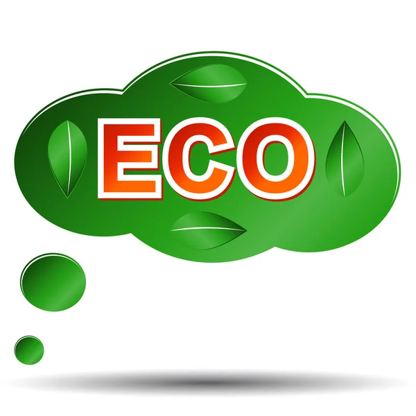Simbolo ecologico — Vettoriale Stock