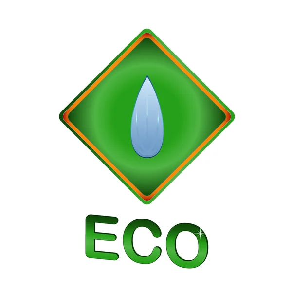 Eco simbolo 2 — Vettoriale Stock