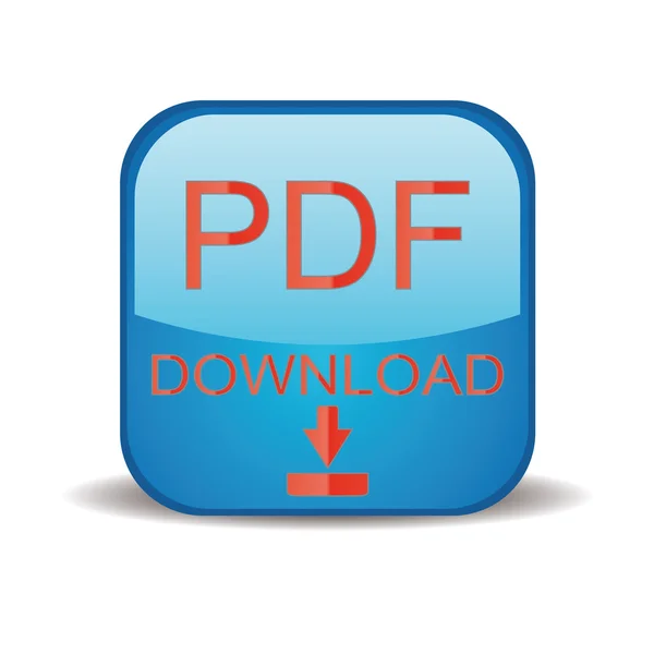 Icône de téléchargement PDF — Image vectorielle