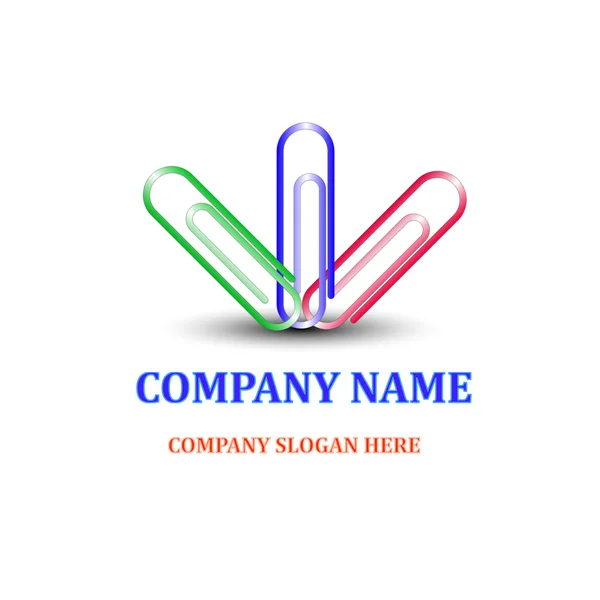 Emblema da empresa — Vetor de Stock