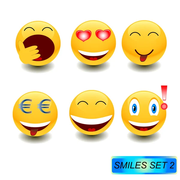 Smiles 2 — Stock Vector