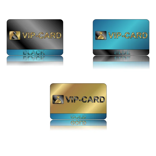 stock vector Vip cards