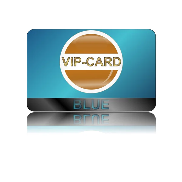 Blue vip card — Stock Vector