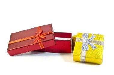 Two gift packings clipart