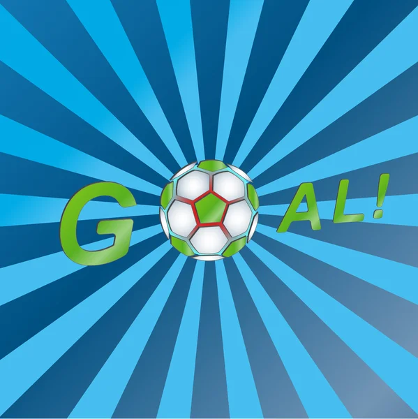 stock vector Shout a goal