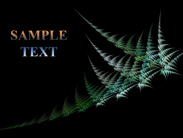 stock image Unique fractal a background with text
