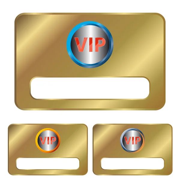 Vip cards — Stock Vector