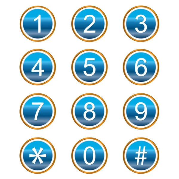 stock vector Numbers icons