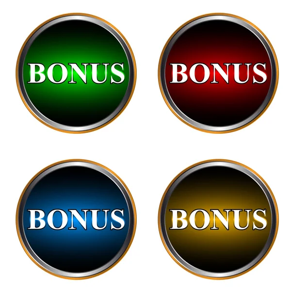 Set from four icons a bonus — Stock Vector