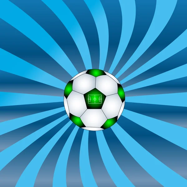 Green ball — Stock Vector