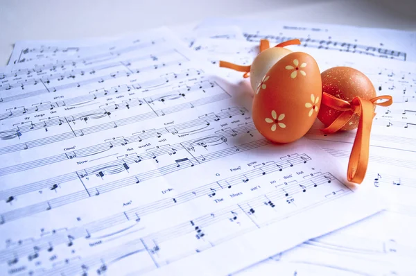 Easter & music Stock Image