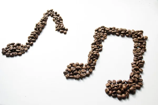 Kaffeenoten — Stockfoto