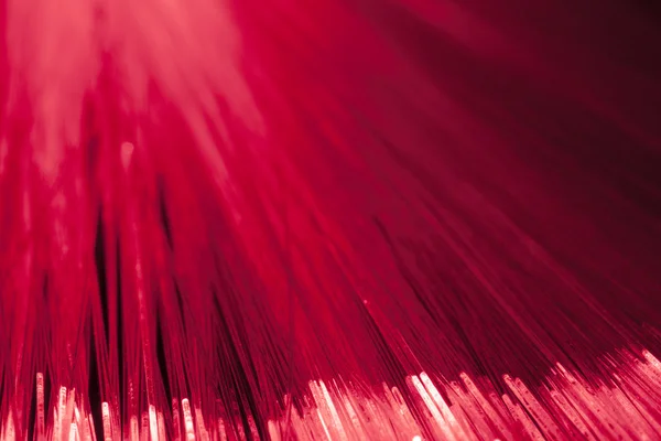 Red optical fibers — Stock Photo, Image