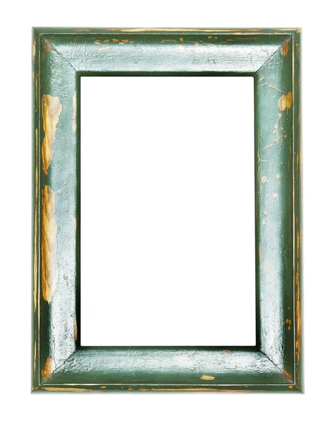 Old picture frame, with cracked paint. — Stock Photo, Image
