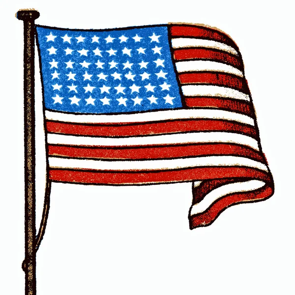 American flag background — Stock Photo, Image